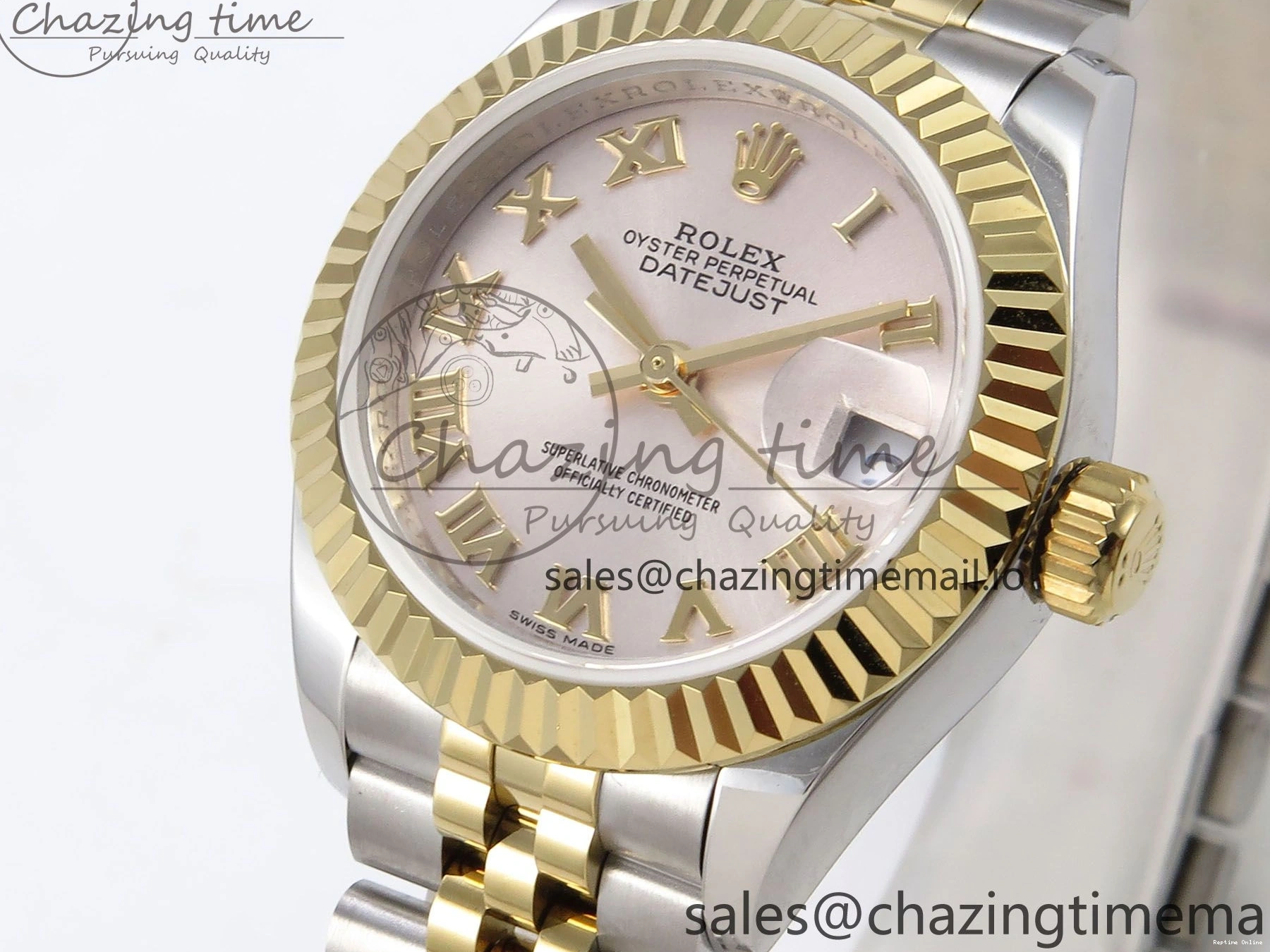0116 DateJust 28MM 279173 SS YG GMF 1:1 Best Edition 904L Steel Silver Roman Dial on Jubilee Bracelet A GoodFit 1121